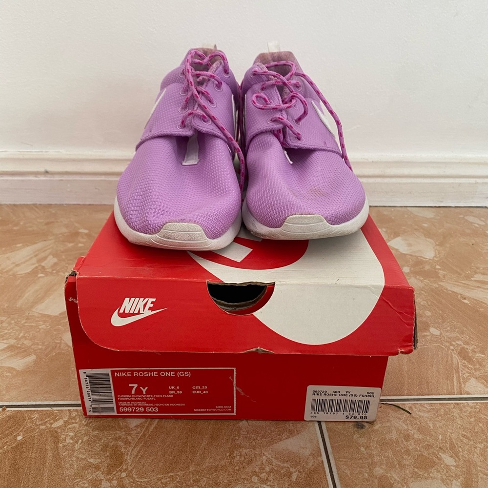 Purple Roshe size 9 Euro 40 - Picture 2 of 2